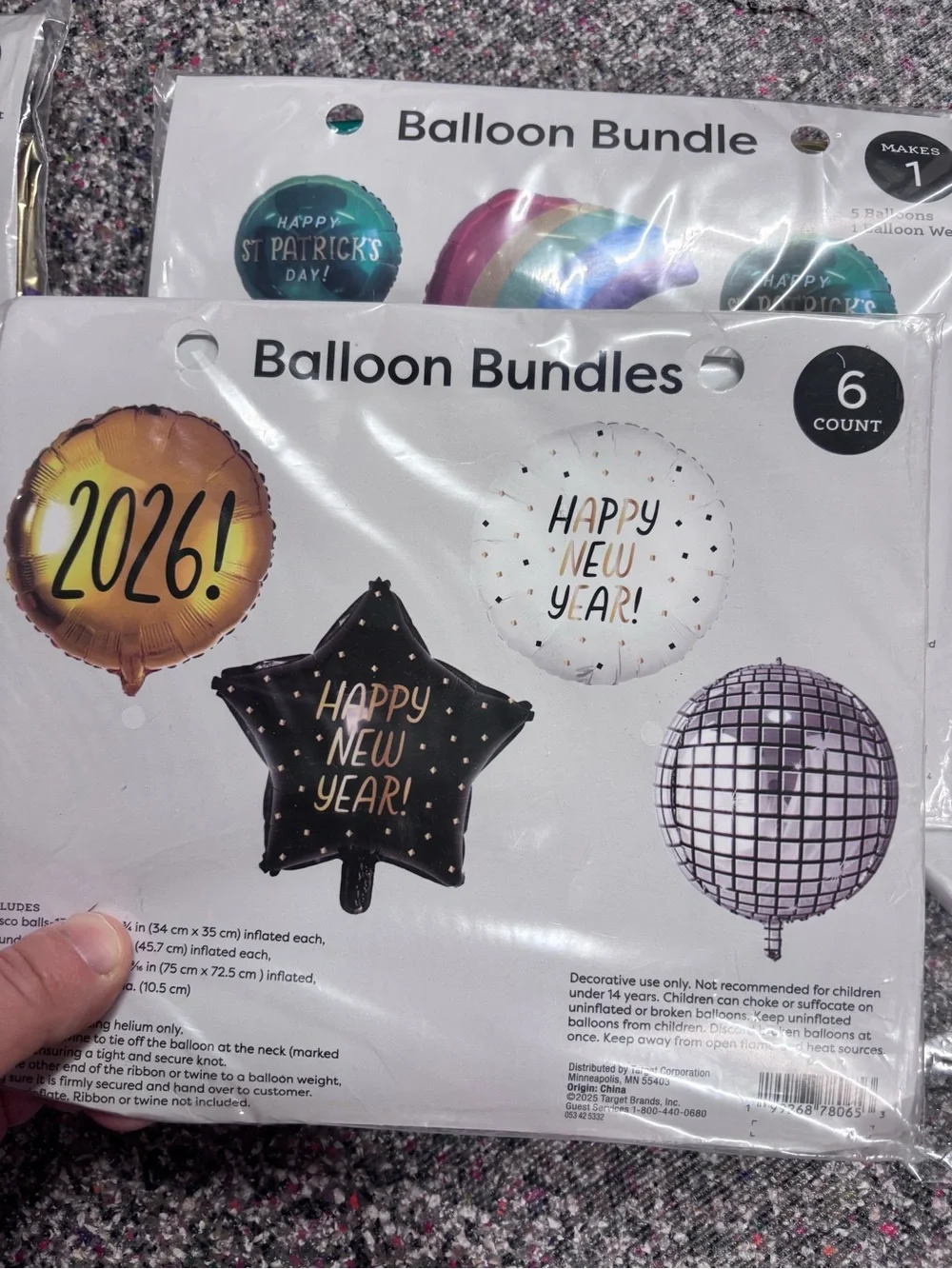 Holiday Balloon Bundle Party Decorations  - Halloween Valentine's Day New Year